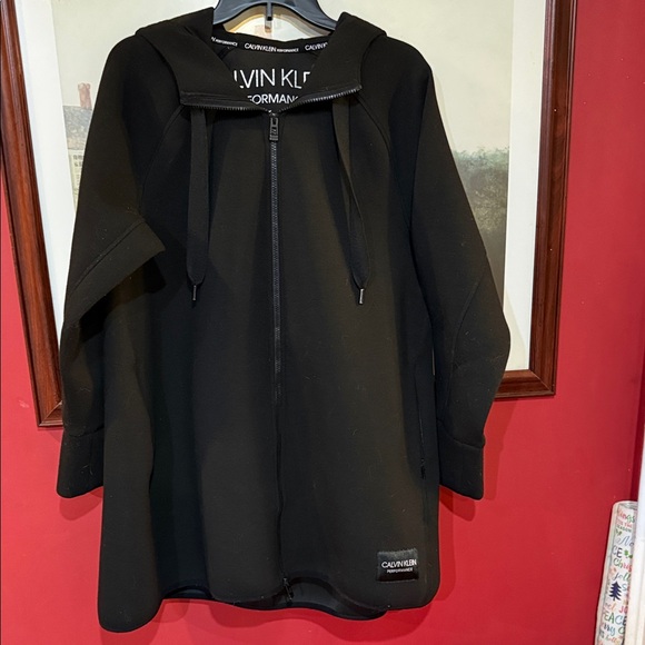 Calvin Klein Black Performance Coat - Picture 4 of 6